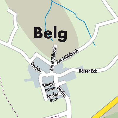Stadtplan Belg