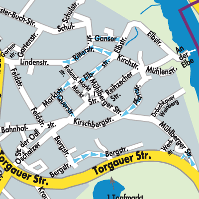 Stadtplan Belgern-Schildau