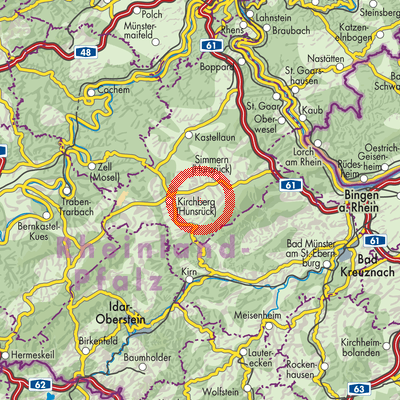 Landkarte Belgweiler