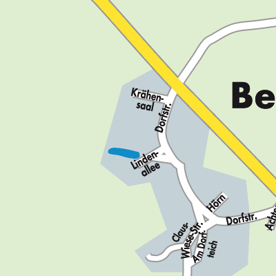 Stadtplan Bendfeld