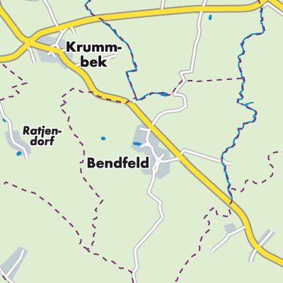 Übersichtsplan Bendfeld
