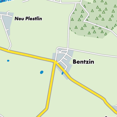 Übersichtsplan Bentzin