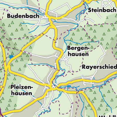 Übersichtsplan Bergenhausen