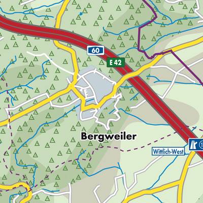 Übersichtsplan Bergweiler