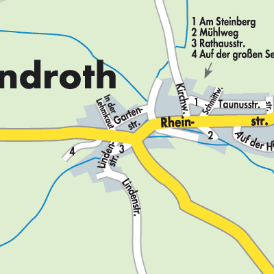 Stadtplan Berndroth