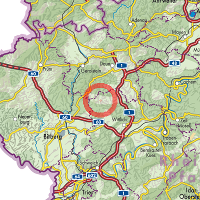 Landkarte Bettenfeld