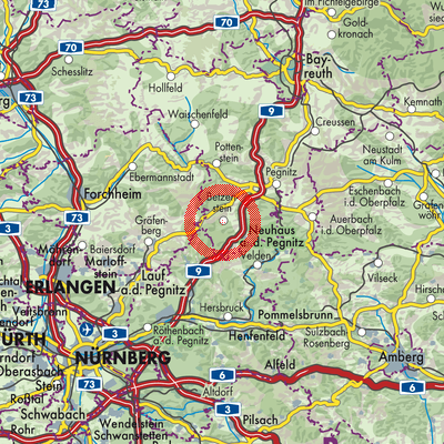 Landkarte Betzenstein