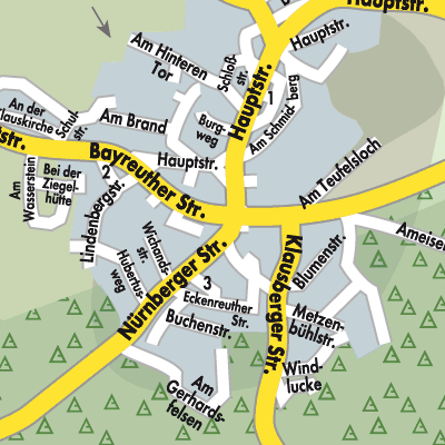 Stadtplan Betzenstein