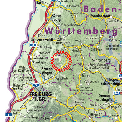Landkarte Biederbach