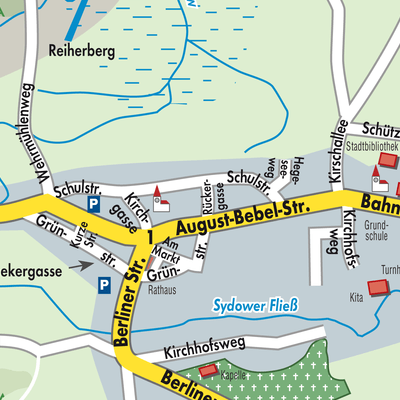 Stadtplan Biesenthal