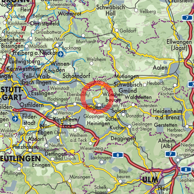 Landkarte Birenbach