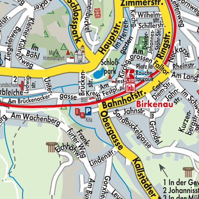 Stadtplan Birkenau