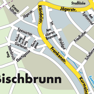 Stadtplan Bischbrunn