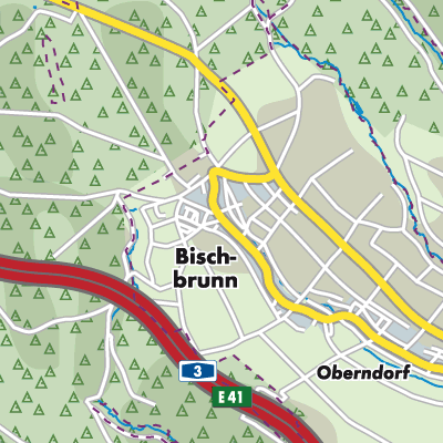 Übersichtsplan Bischbrunn
