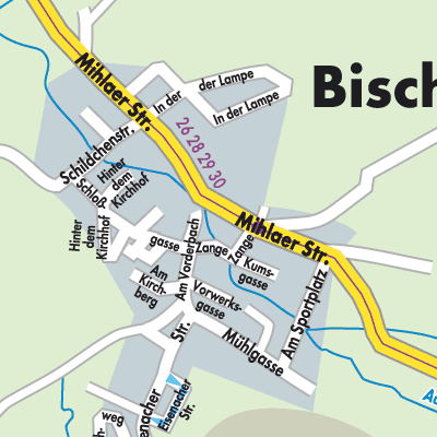 Stadtplan Bischofroda