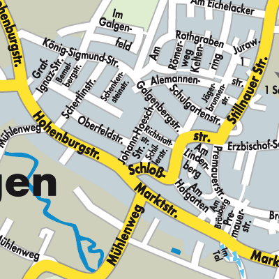 Stadtplan Bissingen
