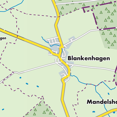Übersichtsplan Blankenhagen