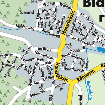 Stadtplan Blankenrath