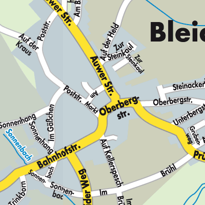 Stadtplan Bleialf