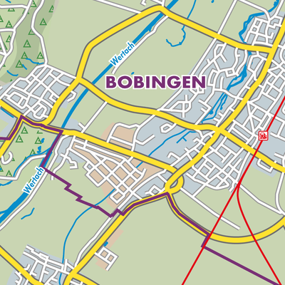 Übersichtsplan Bobingen