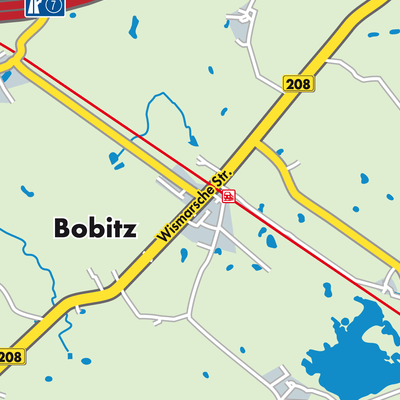 Übersichtsplan Bobitz