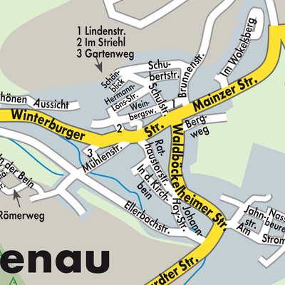 Stadtplan Bockenau