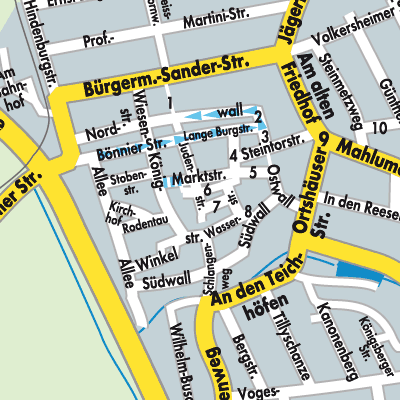 Stadtplan Bockenem