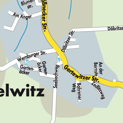 Stadtplan Bodelwitz