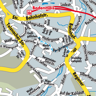 Stadtplan Bodenmais