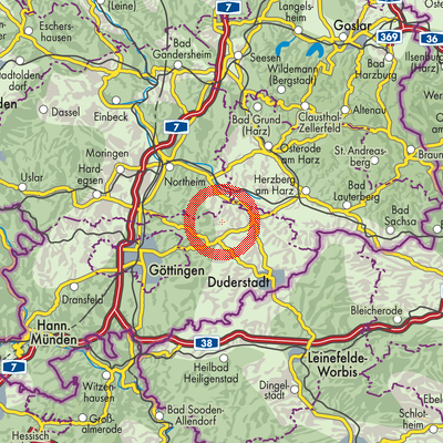 Landkarte Bodensee