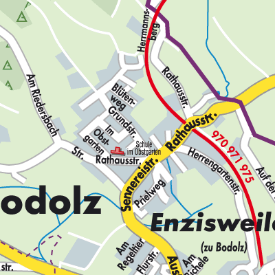 Stadtplan Bodolz