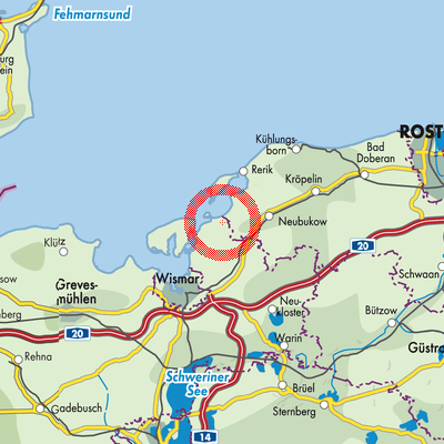 Landkarte Boiensdorf
