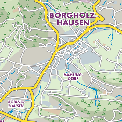 Übersichtsplan Borgholzhausen