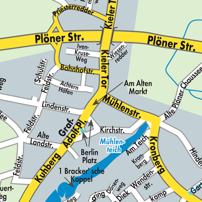 Stadtplan Bornhöved
