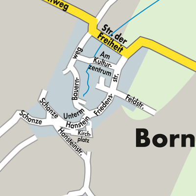 Stadtplan Bornhagen