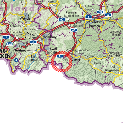 Landkarte Bottenbach