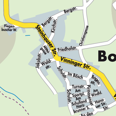Stadtplan Bottenbach