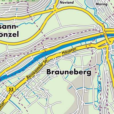 Übersichtsplan Brauneberg