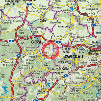 Landkarte Braunichswalde
