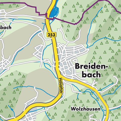 Übersichtsplan Breidenbach