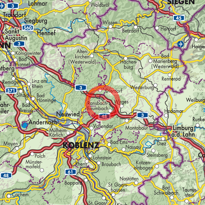 Landkarte Breitenau