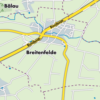 Übersichtsplan Breitenfelde