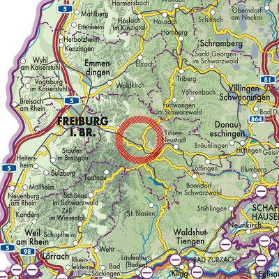 Landkarte Breitnau
