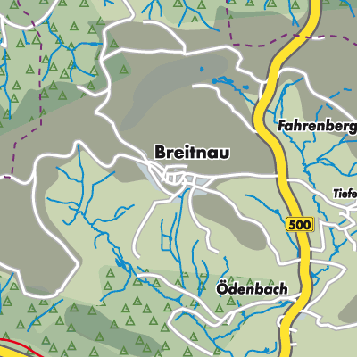 Übersichtsplan Breitnau