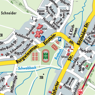 Stadtplan Bretzfeld