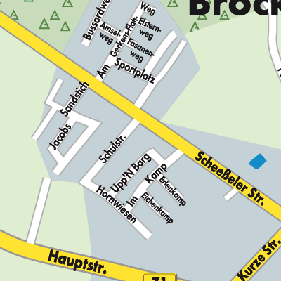 Stadtplan Brockel