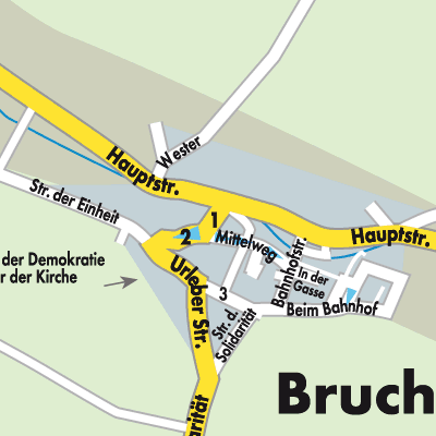 Stadtplan Bruchstedt