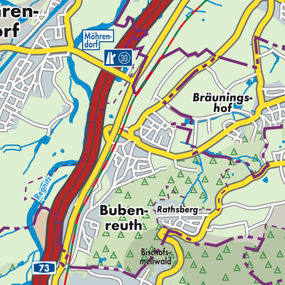 Übersichtsplan Bubenreuth