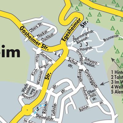 Stadtplan Bubsheim