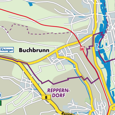 Übersichtsplan Buchbrunn